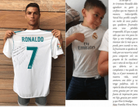 Papá de Santiago le agradece a Ronaldo con conmovedora carta