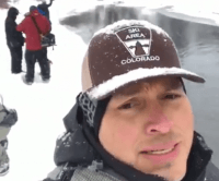 Banda MS se congela pero no pierde el humor