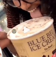 Lamió helado del supermercado por obtener “views”