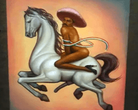 Polémica obra de arte de Emiliano Zapata “afeminado”