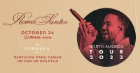 Participa por boletos para el concierto de Romeo Santos