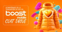 Boost Mobile Mes de la Herencia Hispana Coat Drive